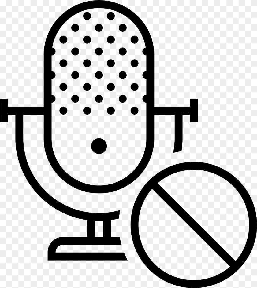 1301x1461 Block Microphone Icon Spam Computing, Gray Transparent PNG