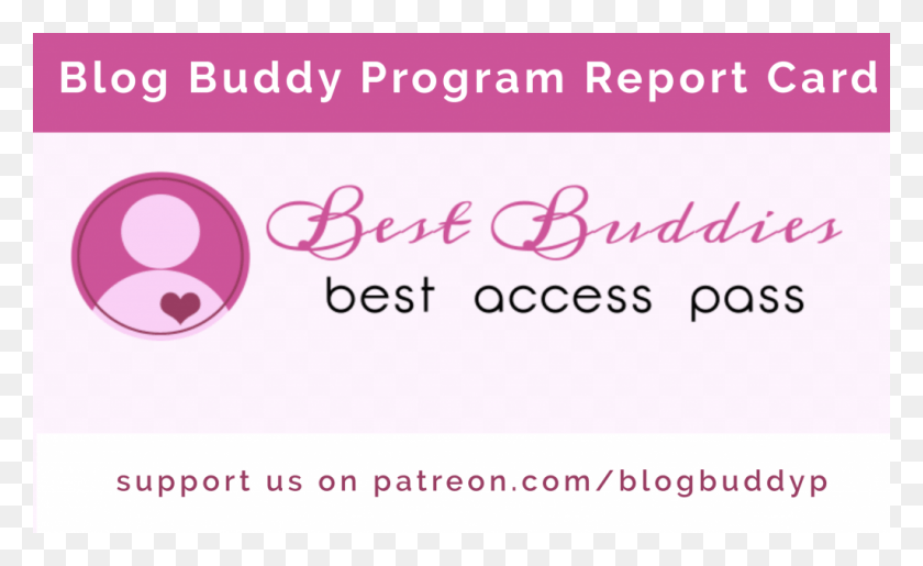 1024x598 Blog Buddy Goals Report Card For Our Best Buddies Circle, Text, Paper, Business Card HD PNG Download