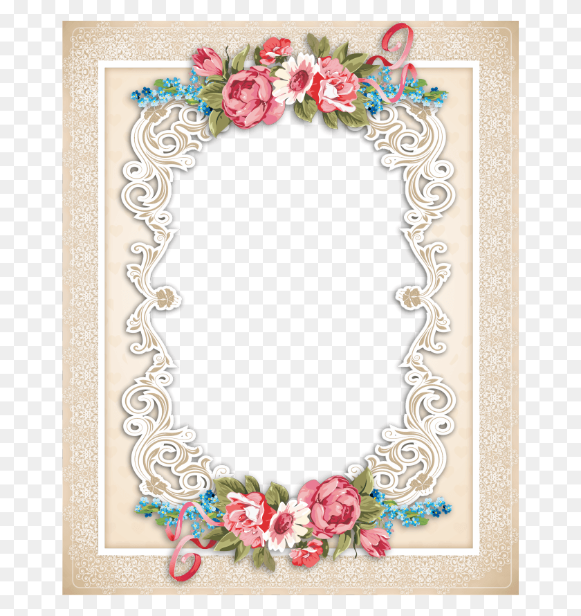 660x830 Blogspot Colagem Molduras Convite Papelaria Fundos Garden Roses, Graphics, Floral Design HD PNG Download