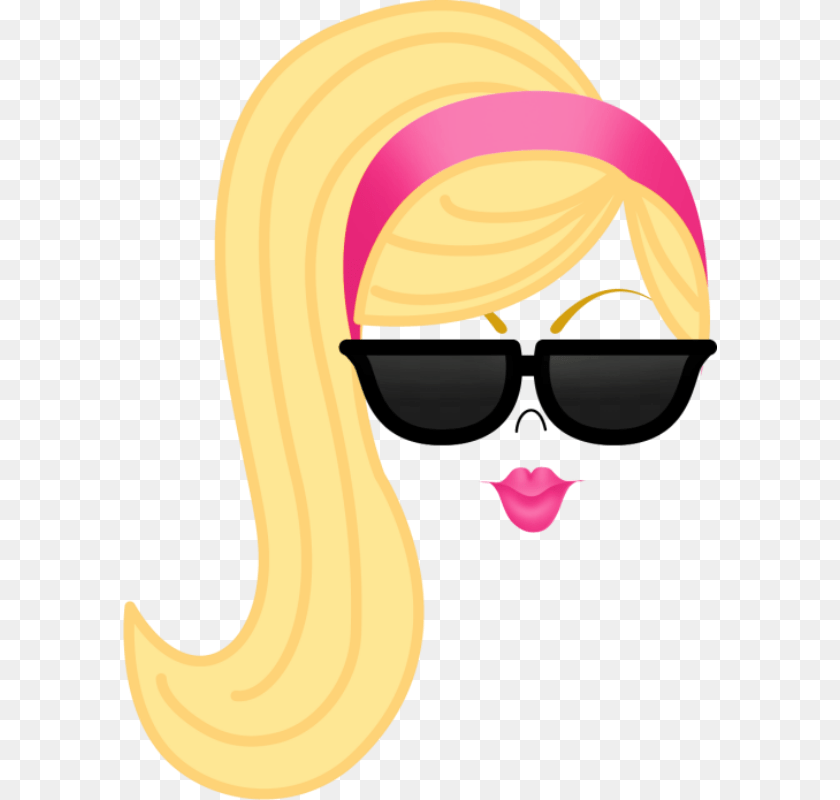 Blond Art Girl, Accessories, Sunglasses, Head, Person Clipart PNG