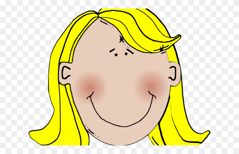 640x480 Blonde Hair Cartoon Girl, Head, Face, Plant HD PNG Download