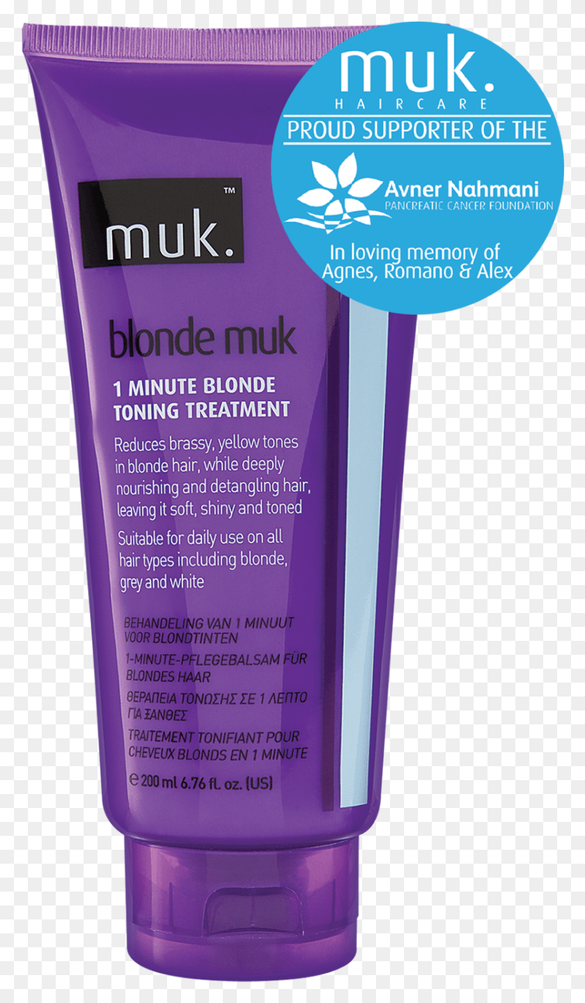 834x1476 Blonde Muk 1 Minute Blonde Toning Treatment, Бутылка, Шампунь, Косметика Hd Png Скачать