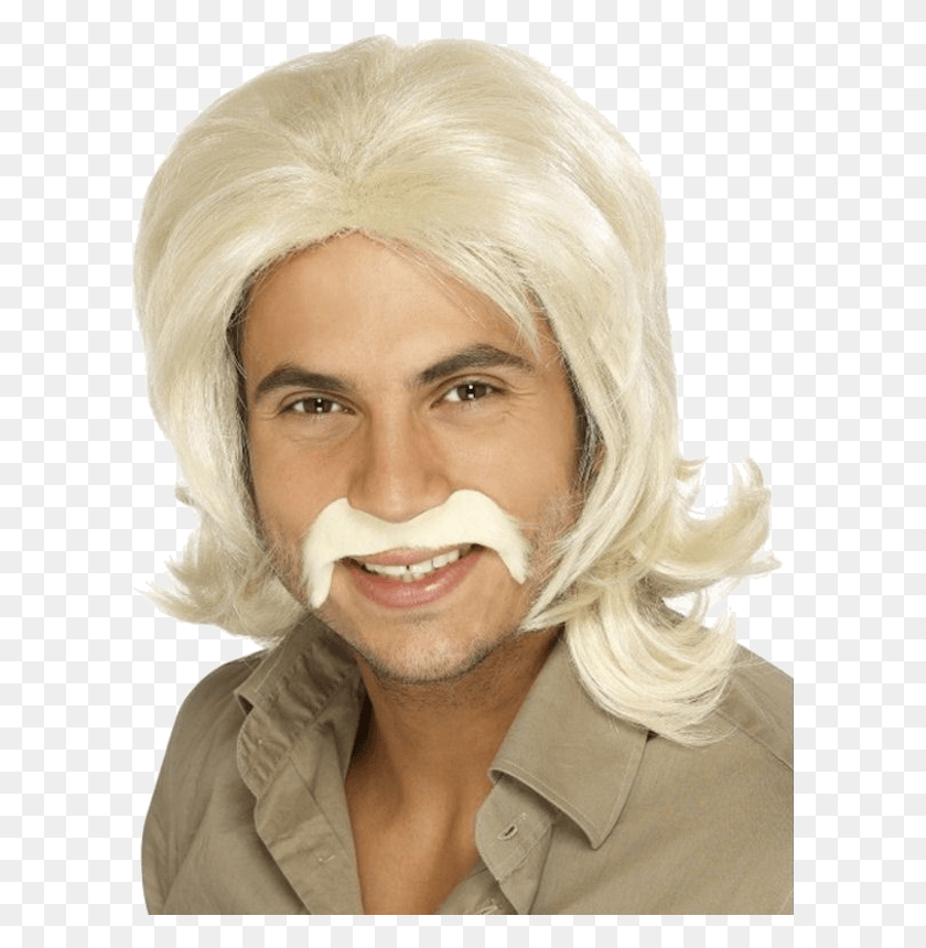 601x800 Blonde Wig Guy With Blonde Wig, Face, Person, Human HD PNG Download