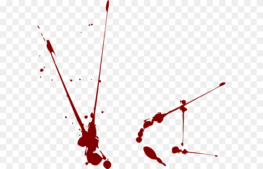 600x539 Blood Clip Art, Bow, Weapon Sticker PNG