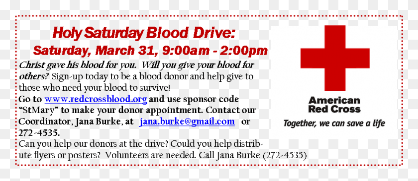 916x359 Blood Drive March American Red Cross, Text, Poster, Advertisement HD PNG Download