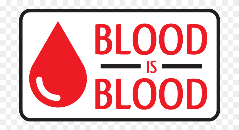 708x397 Blood Is Blood Campaign Logo Sign, Text, Number, Symbol HD PNG Download