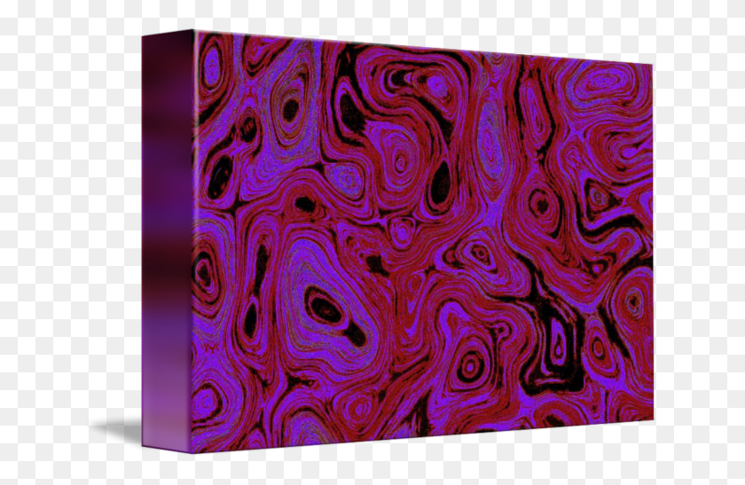 650x487 Кроваво-Оранжевый И Фиолетовый Огненный Камень I От Sherrie Larch Motif, Современное Искусство, Узор Hd Png Скачать