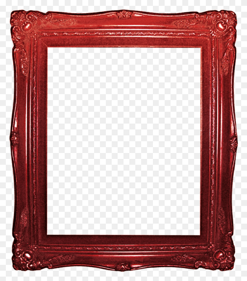 1008x1157 Blood Red Frame Transparent Image Picture Frame, Text, Photo Booth, Mirror HD PNG Download