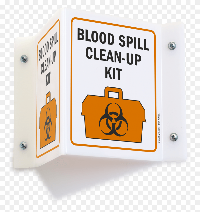 1387x1476 Blood Spill Clean Up Kit Sign Biohazard Symbol, Electrical Device, First Aid, Fuse HD PNG Download