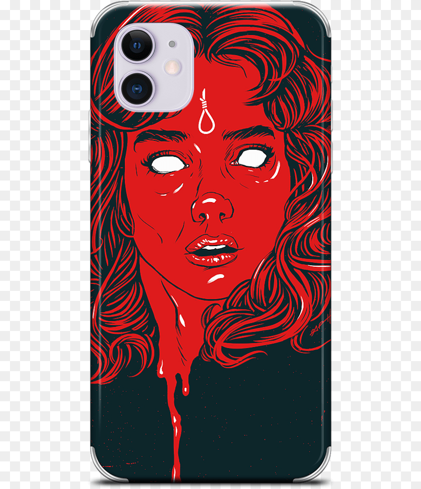 497x975 Blood Witch Iphone Skin Goblin Suspiria Vinyl, Phone, Electronics, Mobile Phone, Adult Clipart PNG