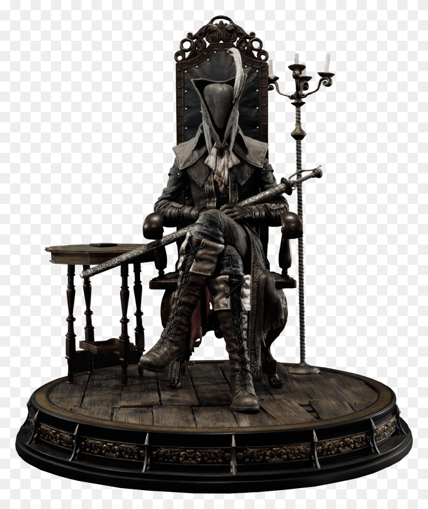 1000x1204 Bloodborne Bloodborne Lady Maria Statue, Person, Human, Furniture HD PNG Download