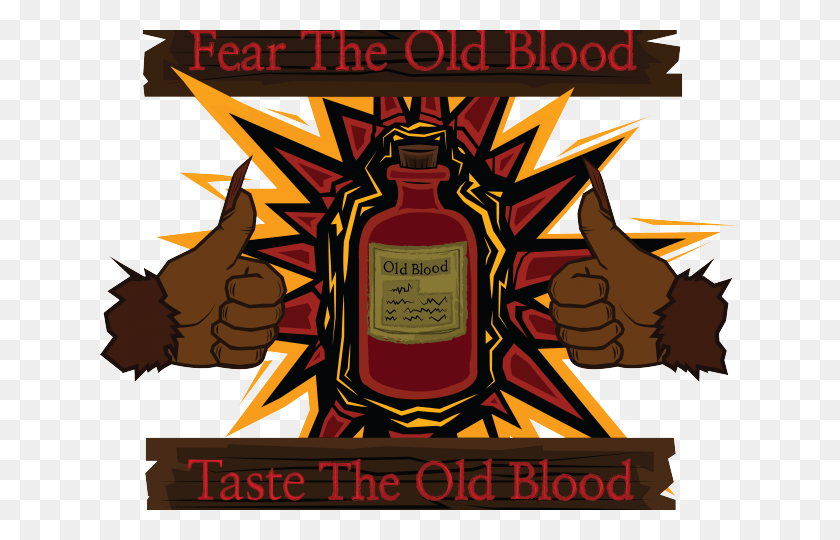 640x480 Bloodborne Clipart Light Cartoon, Poster, Advertisement, Liquor Descargar Hd Png