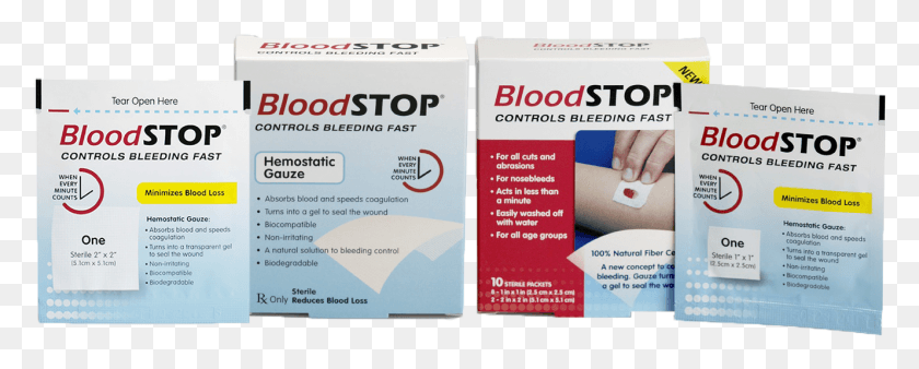 1328x475 Bloodstop Products Pack Medicine, Text, Advertisement, Poster HD PNG Download