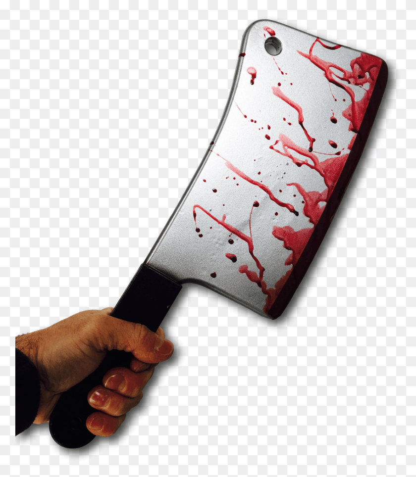 848x983 Bloody Meat Cleaver Meat Cleaver Horror Movie, Weapon, Weaponry, Blade HD PNG Download
