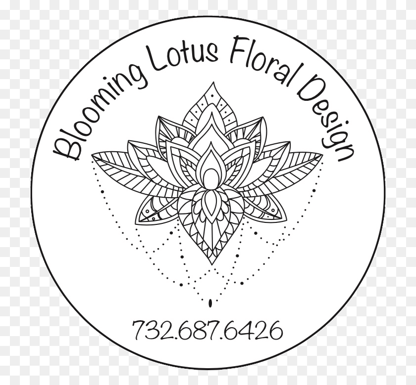 719x719 Blooming Lotus Floral Design Telephones Vibe Remixes, Symbol, Logo, Trademark HD PNG Download