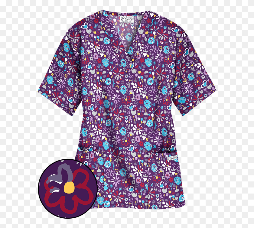 595x694 Blouse, Clothing, Apparel, Robe HD PNG Download