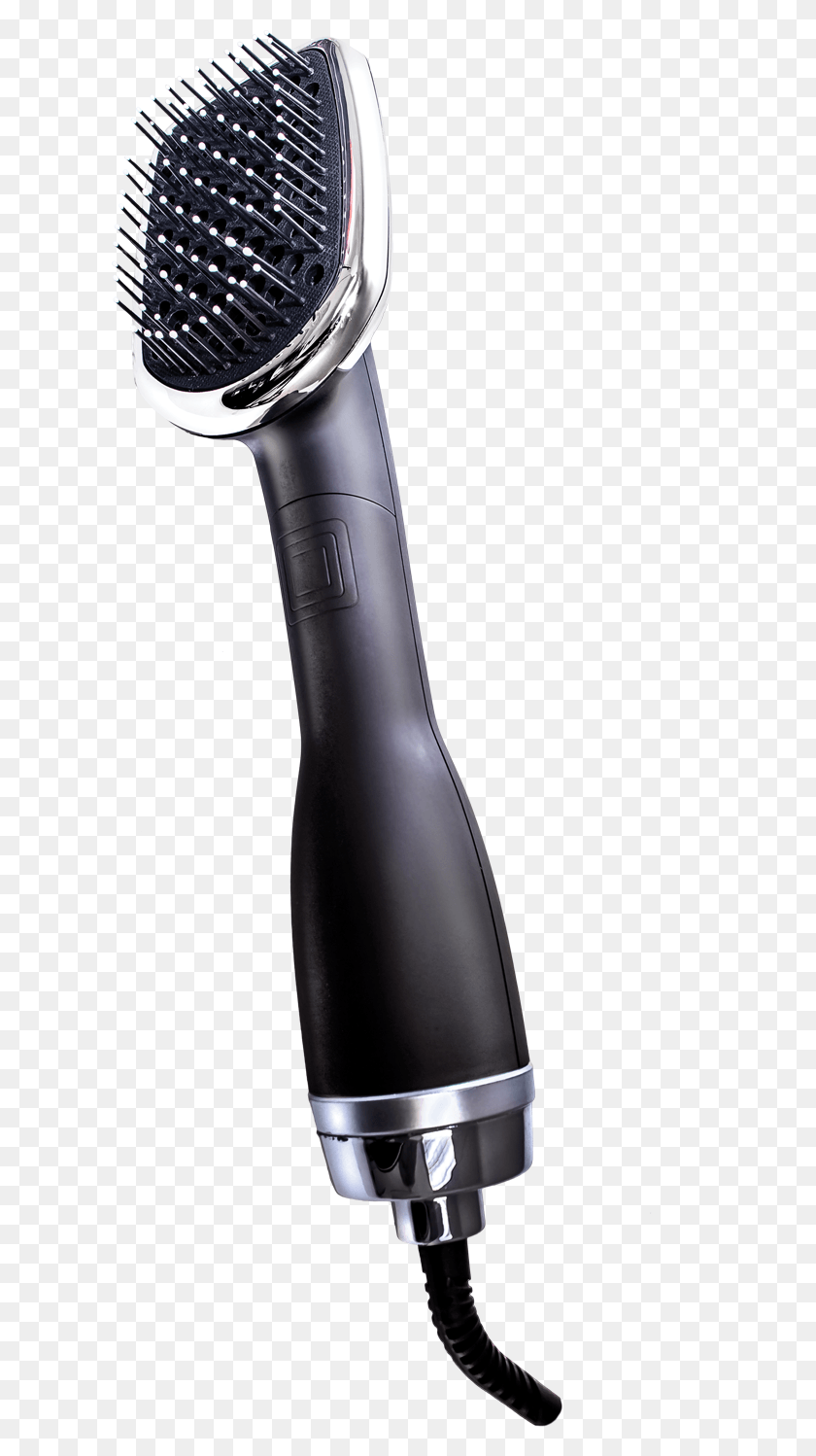 613x1438 Descargar Png Blower Brush Hair Uniqkka Blower Brush Secador De Cabello Amp Styler, Botella, Secador Hd Png