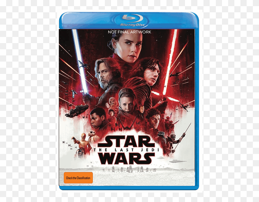 474x596 Blu Ray And Dvds Star Wars The Last Jedi Pg, Poster, Advertisement, Flyer HD PNG Download