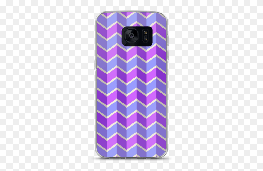 263x487 Blue And Purple Chevron Pattern Samsung Case Mobile Phone, Phone, Electronics, Cell Phone HD PNG Download