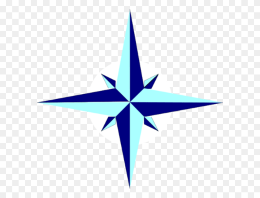 600x578 Blue And White Compass, Symbol, Cross, Scissors HD PNG Download
