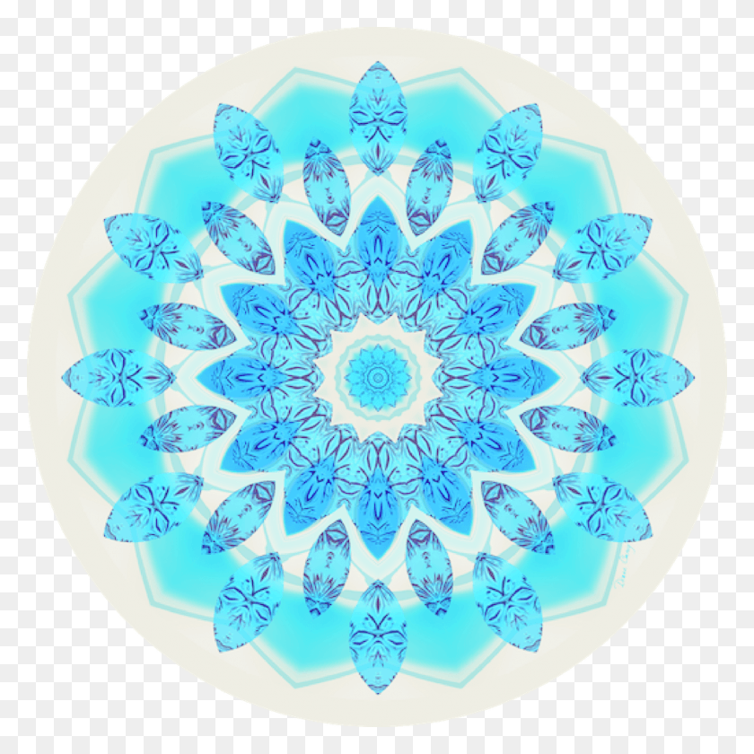 969x969 Blue And White Popsockets, Pattern, Rug, Ornament HD PNG Download
