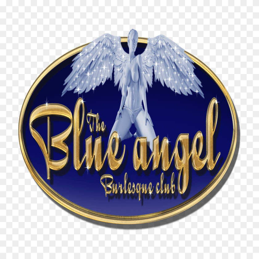 1024x1024 Blue Angel Burlesque Club Emblem, Poster, Advertisement HD PNG Download