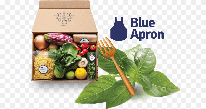 634x444 Blue Apron, Cutlery, Fork, Food, Meal Transparent PNG