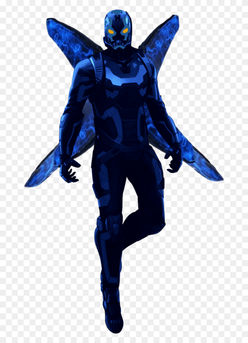 680x1100 Blue Beetle Yellow Jacket Ant Man, Person, Human, Helmet HD PNG Download