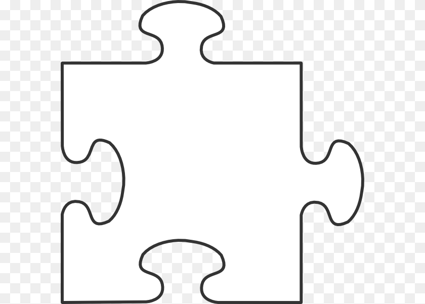 Blue Border Puzzle Piece Top Clip Art For Web, Game, Jigsaw Puzzle, Animal, Kangaroo Transparent PNG