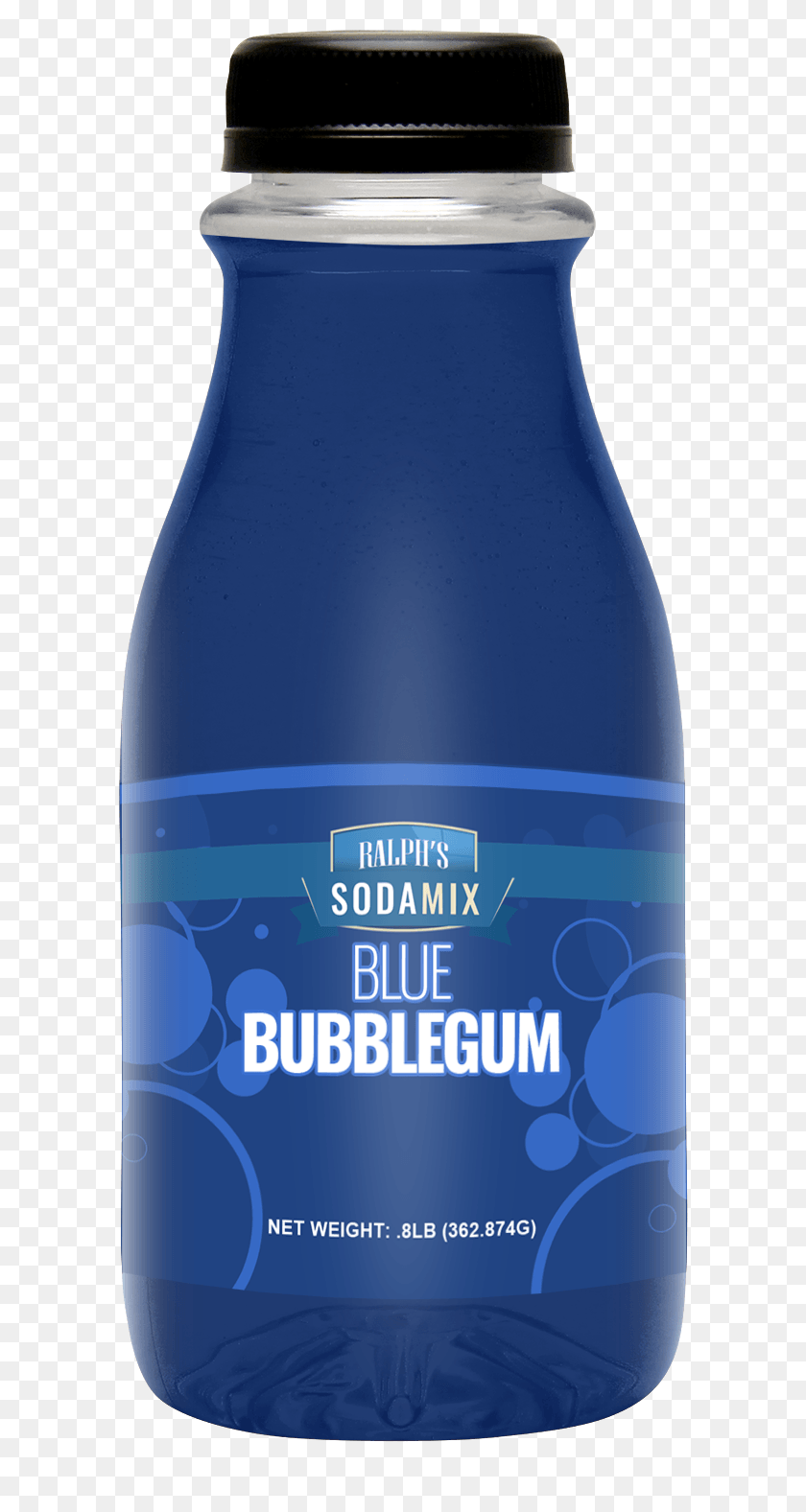 594x1517 Blue Bubblegum Water Bottle, Bottle, Shaker, Beverage HD PNG Download