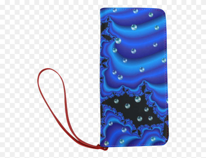 538x584 Blue Bubbles Martina Webster Women39s Clutch Wallet Illustration, Pattern, Clothing, Apparel HD PNG Download