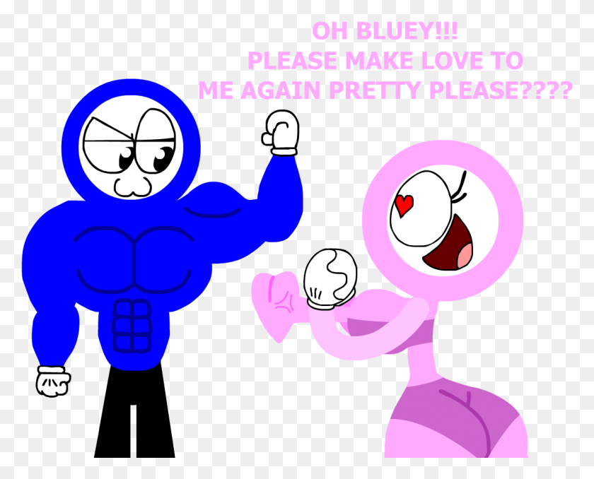 1106x877 Descargar Png / Blue Buff Bluey And Rosy Png