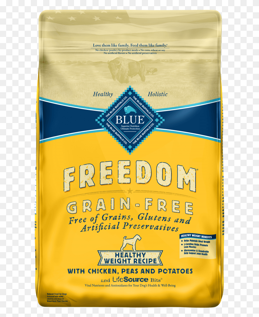 617x971 Blue Buffalo Freedom Adult Healthy Weight Chicken Recipe Blue Freedom Dry Dog Food, Poster, Advertisement, Flyer HD PNG Download