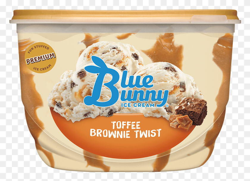 842x591 Blue Bunny Ice Cream Salted Caramel, Cream, Dessert, Food HD PNG Download