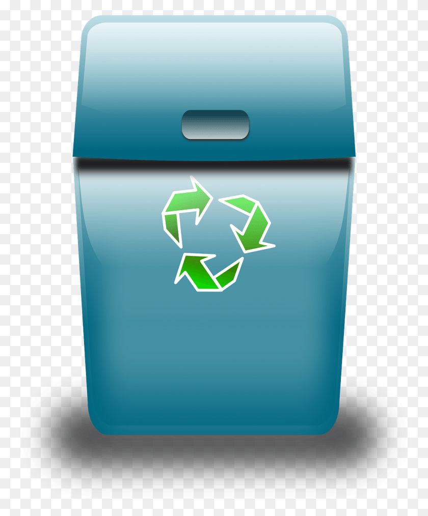 1046x1280 Blue Can Trash Bin Garbage Image Waste Container, Recycling Symbol, Symbol, First Aid HD PNG Download