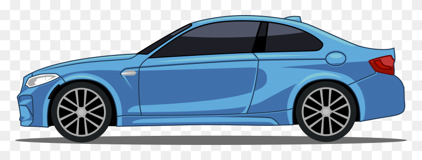 6937x2297 Blue Car Vehicle Sports Luxury Mercedes Benz Cartoon Tesla Midnight Silver Metallic Paint, Car, Transportation, Automobile HD PNG Download