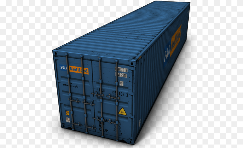 513x512 Blue Cargo Container Icon Container, Shipping Container, Railway, Transportation Clipart PNG