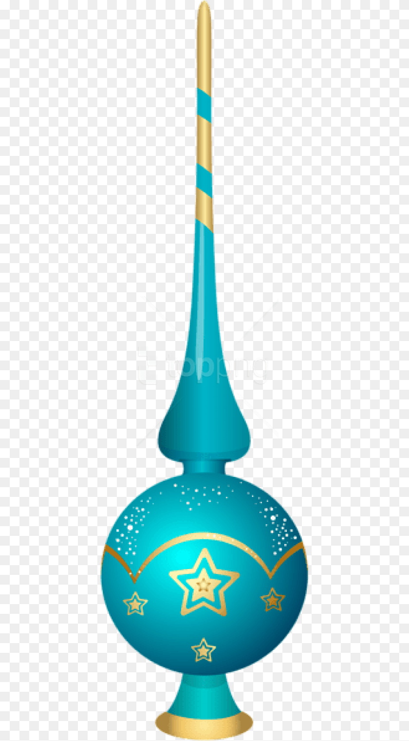 430x1521 Blue Christmas Tree Top Ornament Christmas Tree Top, Astronomy, Outer Space Clipart PNG