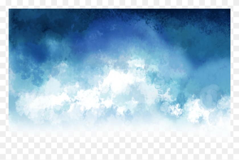 2363x1519 Descargar Png / Nube Azul Humo Superposición Vector Azul Cielo, Naturaleza, Aire Libre, Cielo Hd Png