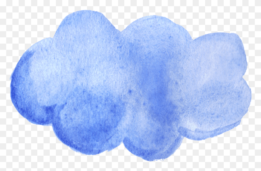 1122x704 Blue Clouds Transparent Onlygfx Com Cloud Watercolor, Sweater, Clothing, Apparel HD PNG Download