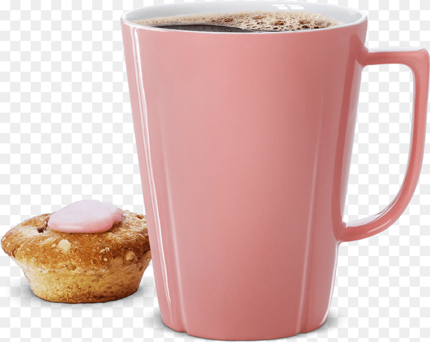 Blue Coffee Mug, Cup, Bread, Food, Dessert Clipart PNG