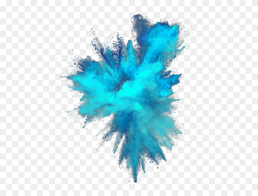 566x579 Blue Color Powder Explosion Blue Smoke Transparent Background, Nature, Outdoors, Purple HD PNG Download
