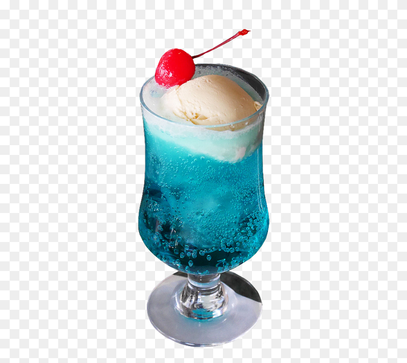 353x690 Blue Cream Soda Blue Lagoon, Milk, Beverage, Drink HD PNG Download