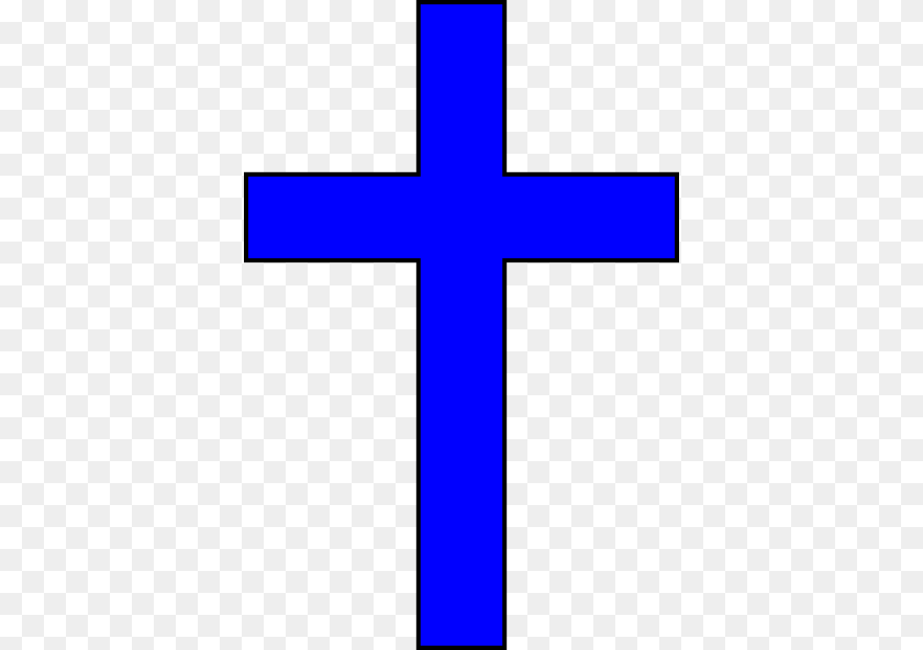 396x592 Blue Cross Clip Art, Symbol Clipart PNG