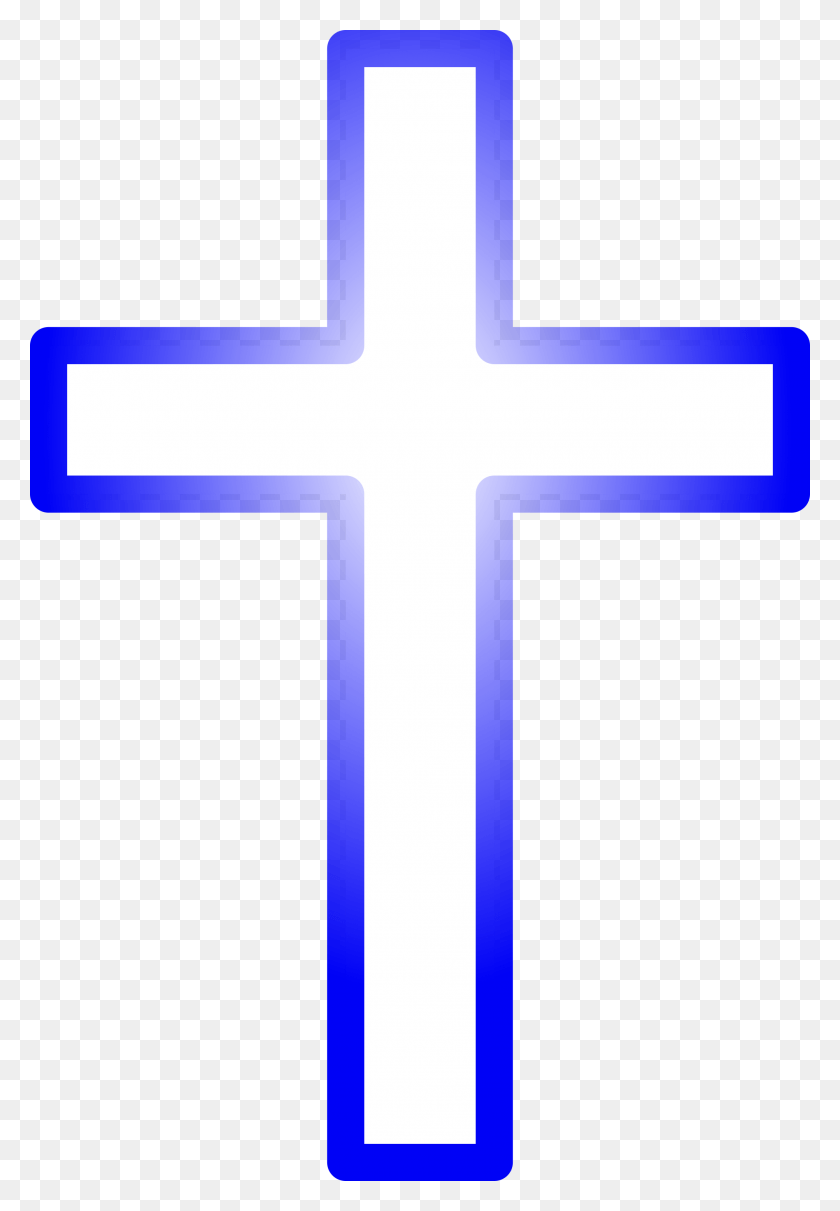 2000x2952 Blue Cross Outline Blue Cross, Symbol, Crucifix HD PNG Download