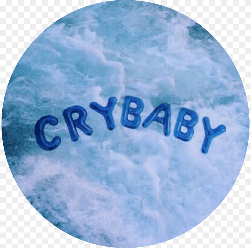 830x832 Blue Crybaby Melaniemartinez Background Circle Circle, Sphere, Disk, Outdoors, Window Sticker PNG