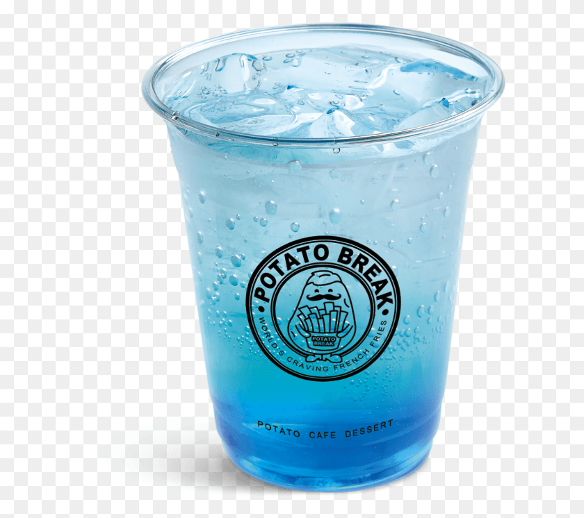 616x686 Blue Curacao Blue Curacao Soda, Milk, Beverage, Drink HD PNG Download