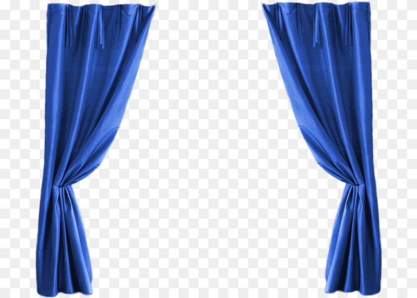 Blue Curtains Portable Network Graphics, Curtain Transparent PNG