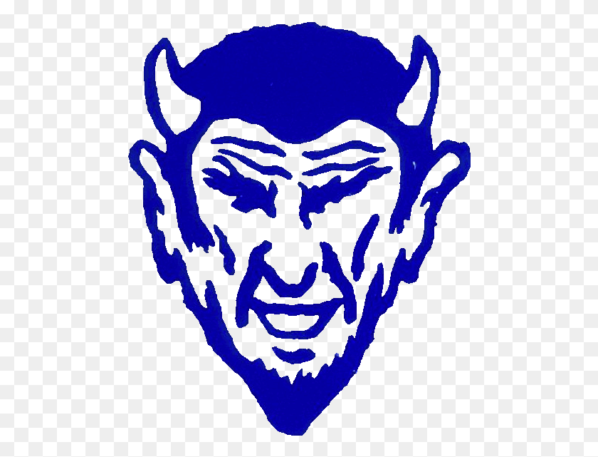 482x581 Blue Devil Holmes County High School Logo, Symbol, Trademark HD PNG Download