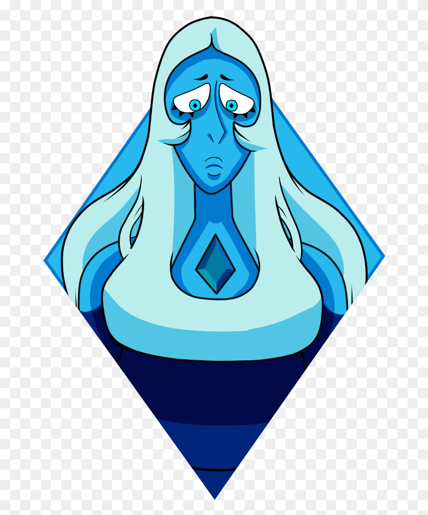 672x949 Blue Diamond From Steven Universe T Shirts And More, Graphics, Pattern HD PNG Download